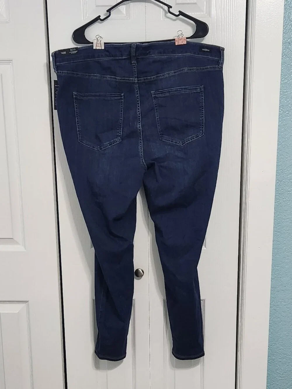 Liverpool Eco Abby Hi-Rise Skinny Ankle Jeans Plus Size 24W Dark Wash NWT